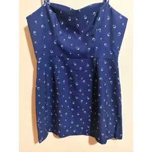 French Connection Mini Dress Womens Size 8 Blue New Floral Fit and Flare 71SWH thumbnail 9
