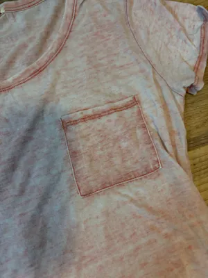 light pink/red garage short sleeve shirt thumbnail 3