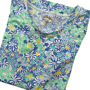 Lilly Pulitzer Luxletic Renay Sunguard Long Sleeve Top SMALL UPF 50+ Floral thumbnail 7