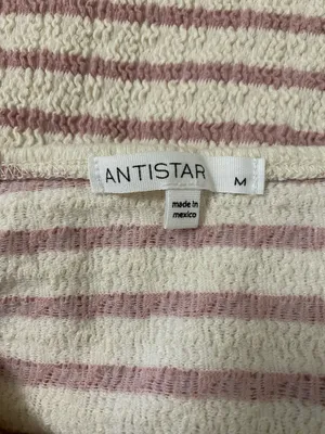 Antistar TJ Maxx White and Pink Tube Top thumbnail 3