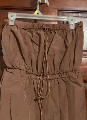 Tic Toc Copper Brown Windbreaker Jumpsuit thumbnail 2