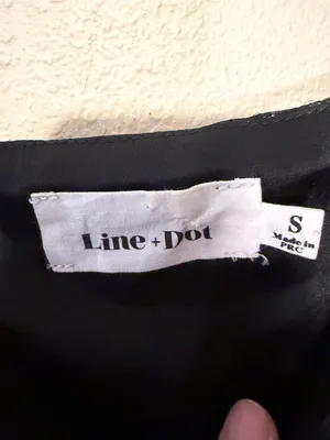 Line + Dot - Revolve Luster Mini Slip Dress Black Sequin Size Small thumbnail 5