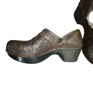 DANSKO Hailey Professional Staple Clog Mule Platform Nursing Shoe Studs 7.5-8/38 thumbnail 13
