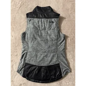 The North Face Women's 1/4 Zip Up Pseudio Vest Gray Black Size Small‎ thumbnail 8