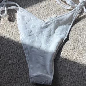 NWT Aerie White Bikini Set size XS thumbnail 5