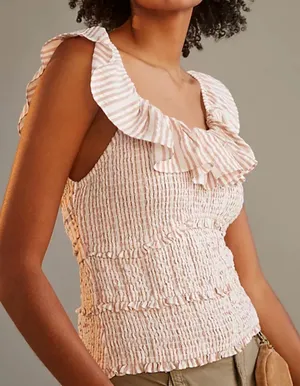 Anthropologie Ruffle Top thumbnail 1