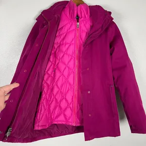 Patagonia Tres Down Jacket Women Small H2no Hooded Waterproof Puffer Lined 28191 thumbnail 1