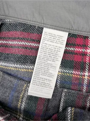 Y2K Plaid Pleated Wool Mini Skirt Abercrombie & Fitch NWT thumbnail 5