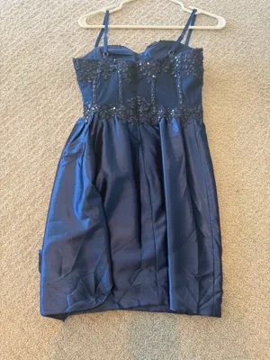 Amazon Navy homecoming dress thumbnail 5