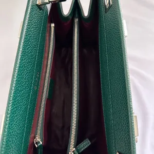 Gucci Small Zumi Green Grainy Leather Handbag thumbnail 7