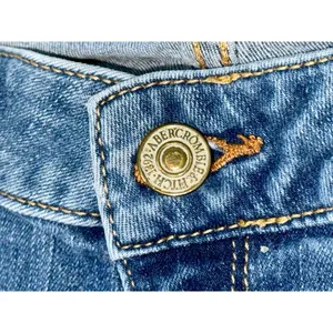 Abercrombie & Fitch The A&F Super Skinny Blue Denim Jeans Womens Size 8 Long 8L thumbnail 7