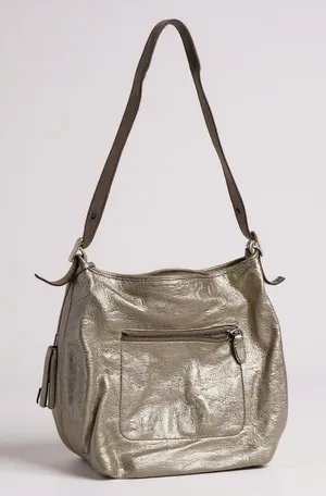 Coach silver‎ leather purse with tassles thumbnail 1