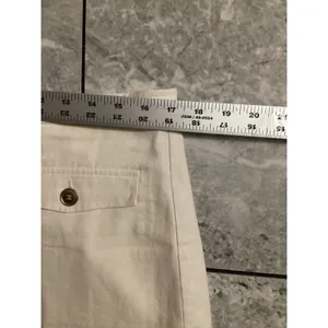 J.Crew Womens Linen Cotton Button Front Mini Skirt Ecru Cream AV793 Size 12 NWT thumbnail 2