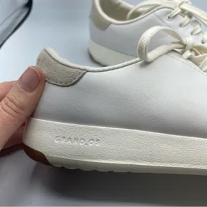 Cole Haan Grandpro White Leather Lace Up Sneakers Womens 9 Flats Shoes Classic thumbnail 2