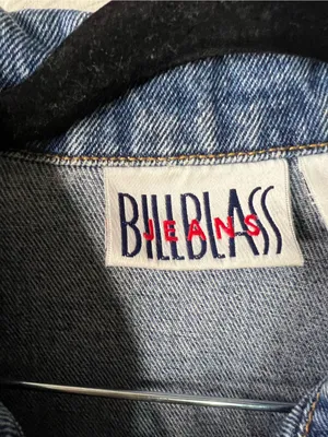 Bill Blass Vintage 90s Denim Trucker Jean Staple Retro Jacket thumbnail 4