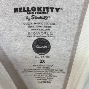 Sanrio Hello Kitty & Friends French Fry Character Boxes T-Shirt 2XL thumbnail 4