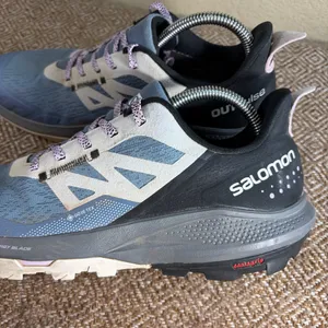 Salomon Outpulse Gore-Tex Hiking Shoes Womens Sz 8.5 Blue Grey Outdoor Gorpcore thumbnail 4