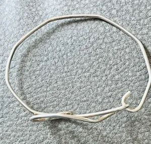 Free People 925 Sterling Silver treble clef bangle thumbnail 1