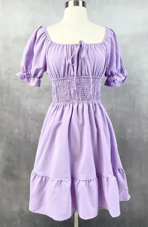 Shein‎ Milkmaid Womens Dress Small Cottage Coquette Babydoll Fairycore Girly thumbnail 1