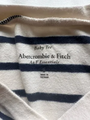 Abercrombie short sleeve striped top thumbnail 3