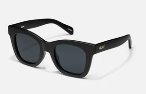 Quay After Hours Matte Black Sunglasses thumbnail 1