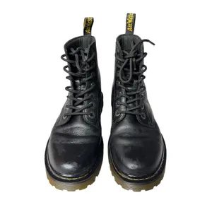 Dr. Martens Luana Black Leather Combat Boots Women’s Size 9 AW004 thumbnail 3