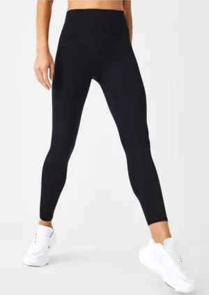 Spanx SPANXshape™ Booty Boost® 7/8 Leggings Very Black High-Rise Waist Tights thumbnail 1