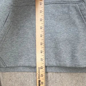 Jordan Flight Hoodie Womens S Gray Loose Cropped Athleisure Streetwear Gorpcore thumbnail 9