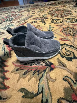 Hey Dude Women's Denny Wool Faux Shearling Boots Grey thumbnail 4