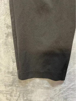 Anne Klein Womens Black Stretch Ankle Pants Size Large Pull On Elastic Waist thumbnail 5