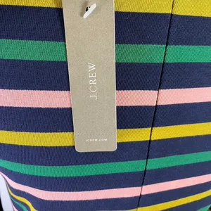 J. Crew Striped Knit‎ Midi Dress Long Sleeve Pink Green Yellow Navy Size 2 New thumbnail 4