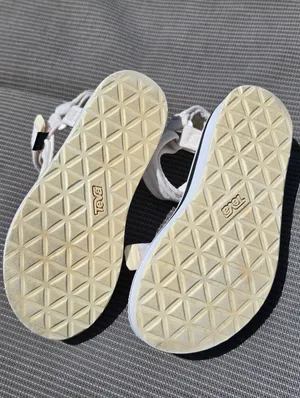 Teva Flatform Universal Mesh White Sandals 6 thumbnail 5