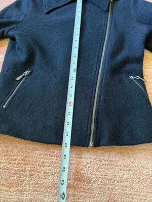 Harley-Davidson Women’s S 100% Wool Black Moto Jacket Embroidered Vintage 2005 thumbnail 4