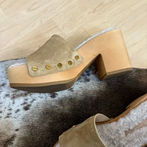 VERONICA BEARD Hannalee Sherpa Suede Open Toe‎ Mule Clog with Sherpa Size 5.5 thumbnail 7