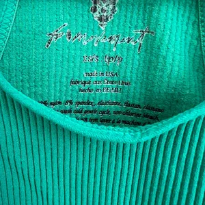 Free People movement Happiness Runs Crop Tank Green emerald XS S thumbnail 6