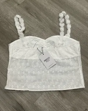 Princess Polly White Tank Top thumbnail 3