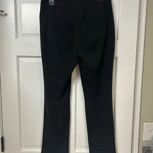 White House Black Market Black Straight-Leg Stretch Pants thumbnail 2