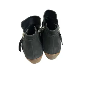 Sam Edelman Shoes Womens Size 8.5 Packer‎ Black Suede Zip Ankle Booties thumbnail 3