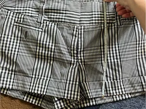Dots Black & White Gingham Bermuda Shorts Size undefined thumbnail 5