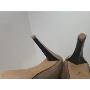 Oscar de la Renta Tan Peep-Toe Heels size 38.5 EUR / 8 US thumbnail 12