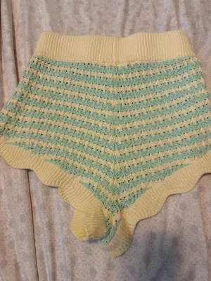 for love & lemons Lizzy stripe knit shorts thumbnail 3