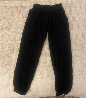 Aerie black  joggers- x small thumbnail 1