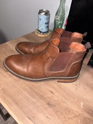 Men’s leather boots Brown Size 7.5 thumbnail 2