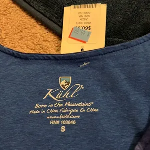 NWT Kuhl blue tank top small thumbnail 5