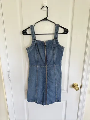 Reformation Randy Denim Mini Dress thumbnail 2