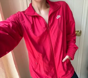 Nike Red Windbreaker Jacket thumbnail 1