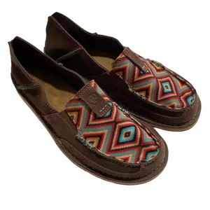 Ariat Cruiser Palm Brown Serape Mesh‎ Slip On Shoes Womens Sz US 9 thumbnail 4
