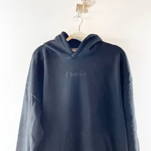 Comfrt Signature Fit Embroidered Logo Fleece Pullover Hoodie Sweatshirt Black 2X thumbnail 4