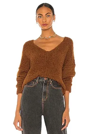 Free People Women’s Icing V Pull Over Sweater Size Medium thumbnail 1