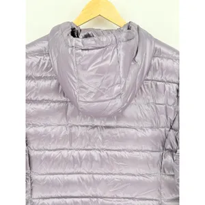 Andrew Marc‎ Puffer Jacket Womens XL Lilac Purple Packable Premium Down Hooded thumbnail 5